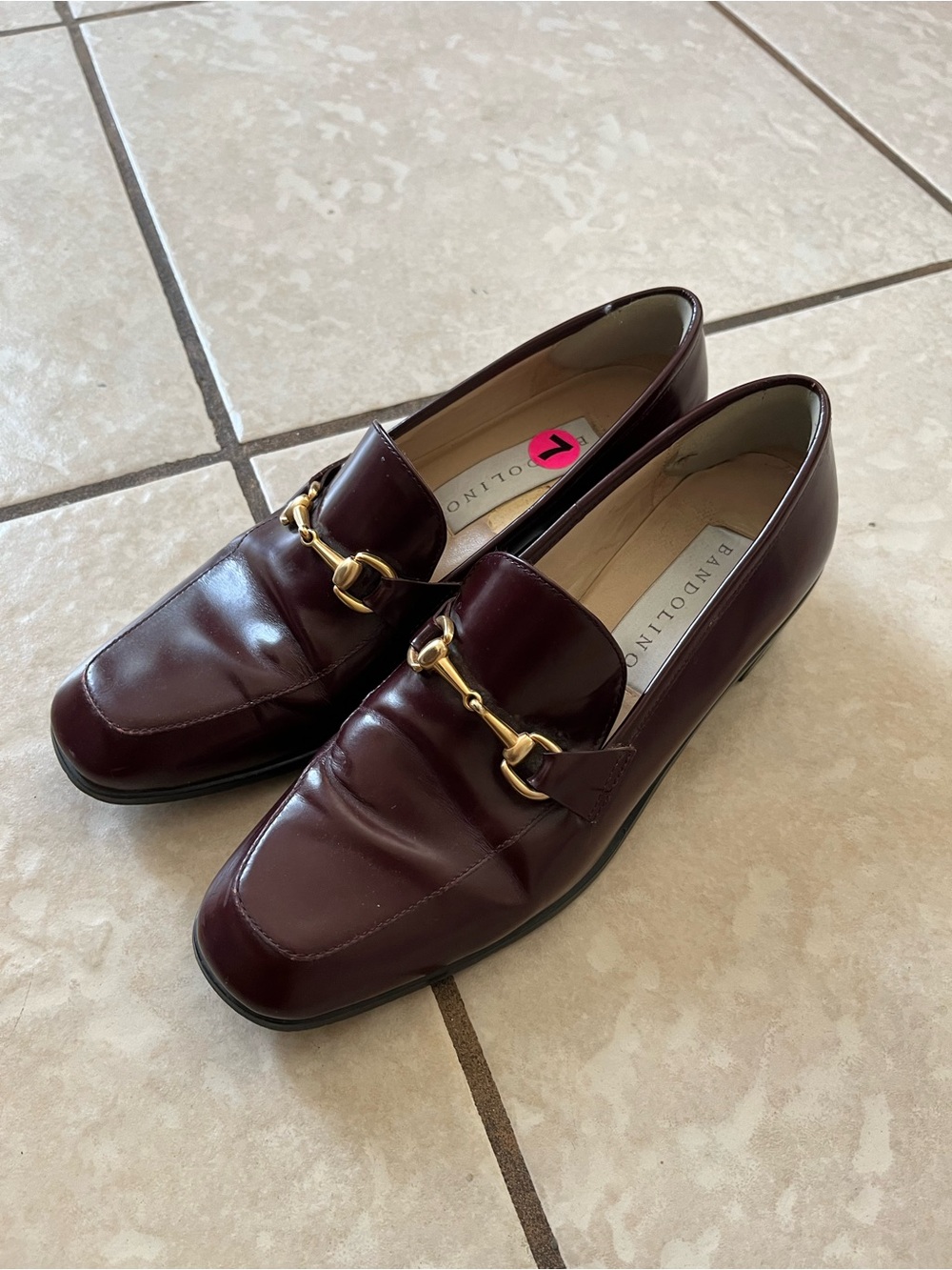 Vintage Bandolinos Horsebit Loafers